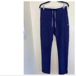 FIGS Womens Navy Yola Skinny Scrub Drawstring
